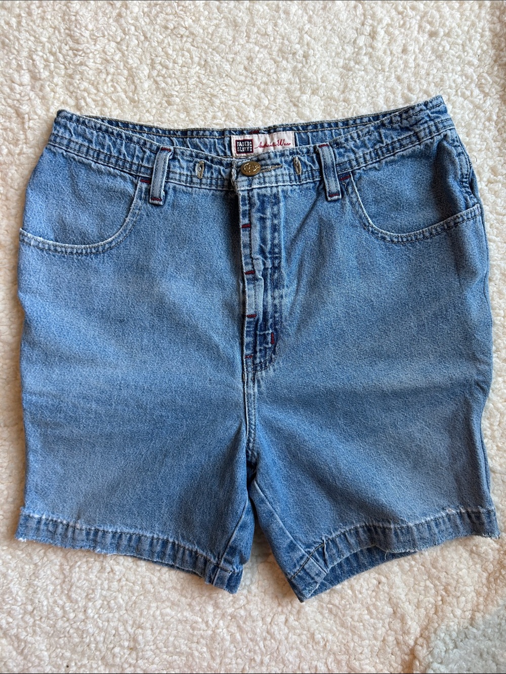 Faded Glory Light Wash Denim Shorts